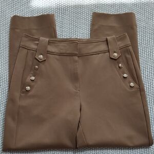 Quince Straight Leg Ultra Stretch Mariners Pants Women's Size Medium Neutral